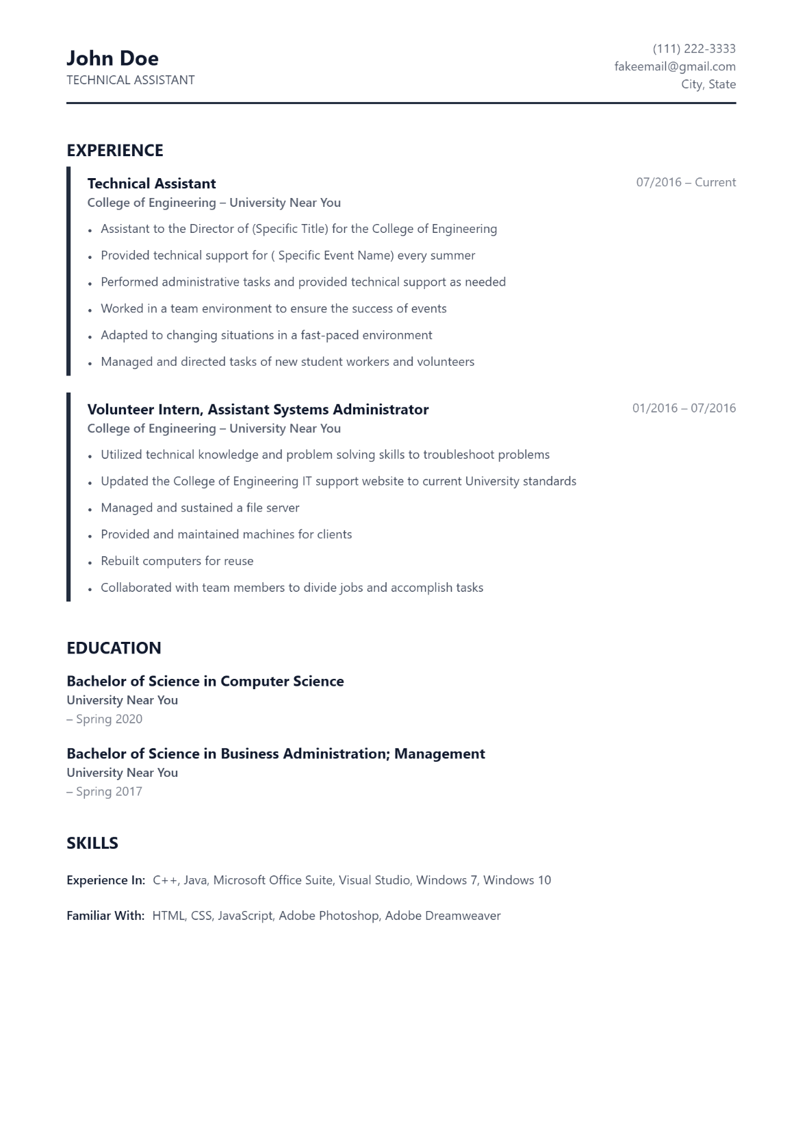 Business Analyst resume example using Hyperion template — Corporate industry ATS-friendly layout